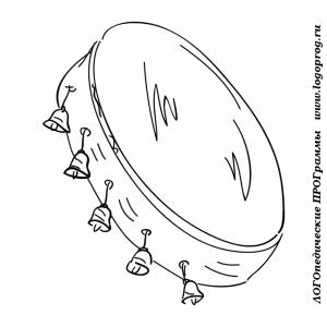 Картинки-раскраски на тему музыкальные инструменты