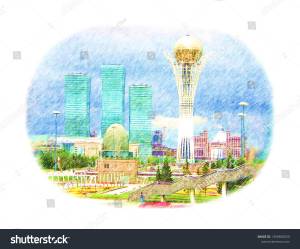 Bayterek Tower Astana Nursultan Symbol Kazakhstan