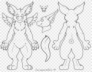 Раскраски фурри дракон