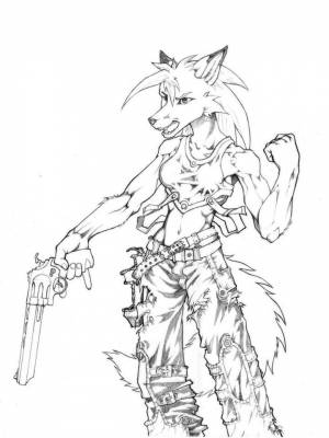 Раскраска Фурри  для мальчиков