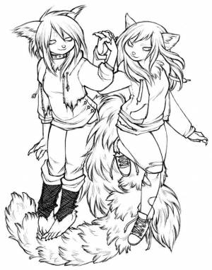 Раскраски Фурри