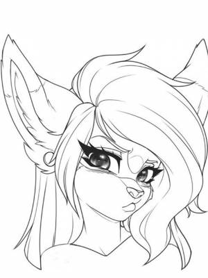 Раскраски Фурри   в формате