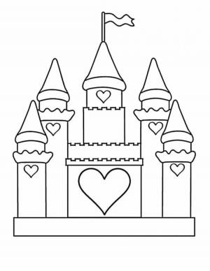 Раскраска замка