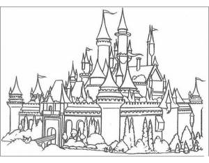 Раскраска Замок