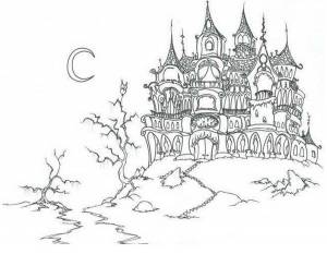 Раскраска Замок