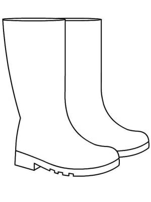 Раскраски Сапоги