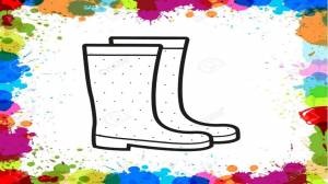 Как нарисовать сапожки фото