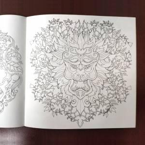 Книга-раскраска для взрослых загадочный сад антистресс книга для детей