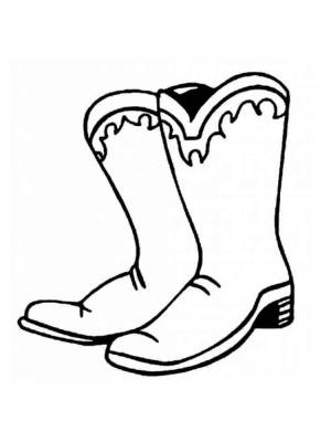 Раскраски Сапоги