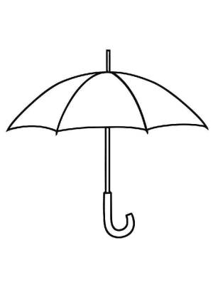 Раскраски Зонтик