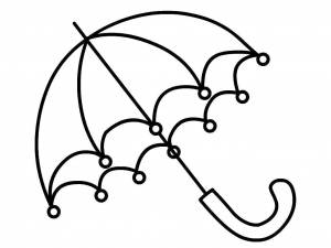 Раскраски Раскраска Зонтик зонт, Сайт раскрасок