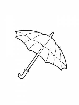Раскраски Зонтик   в формате