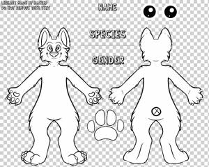 Drawing Line art Фурри фэндом, пушистая основа, шаблон, угол, белый png