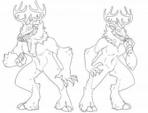 Раскраски Раптор фурри