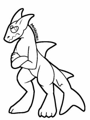 Раскраски Раптор фурри