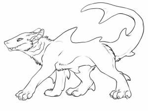 Раскраски Раптор фурри