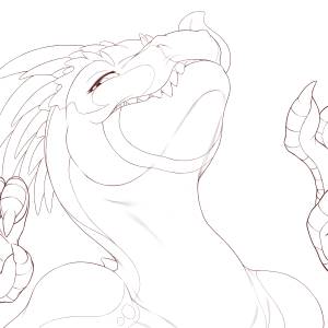 Раскраска фурри раптор