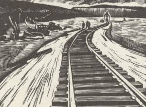 Иллюстрация к стихотворению железная дорога