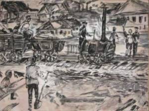 Иллюстрация к произведению железная дорога