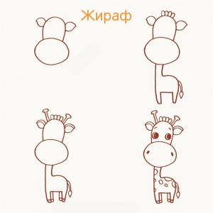 Детские рисунки пошагово для начинающих