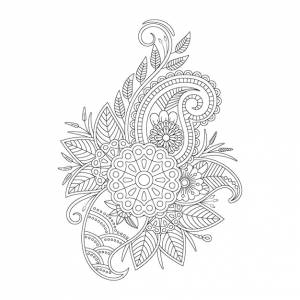 раскраски мехенди в стиле дудл