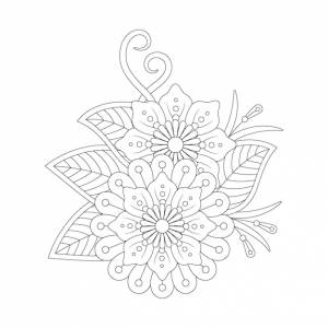 раскраски мехенди в стиле дудл