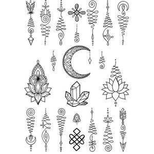 Мехенди легкие рисунки