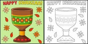 Раскраска кубок единства кванзы иллюстрация страницы