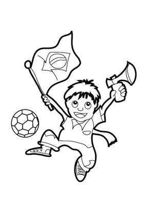Раскраски футбол, Раскраска Кубок мяч Футбол