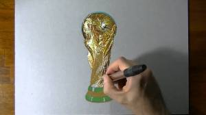 Как нарисовать кубок мира Чемпионат мира по футболу