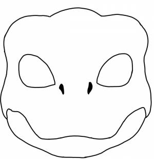 Основа для раскраски раптора