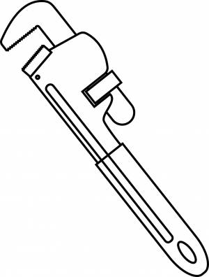 Раскраска газовый ключ