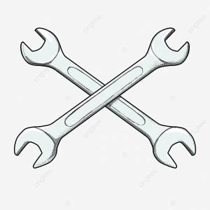 скрещенные гаечные ключи иллюстрации шаржа PNG , скрещенные ключи, гаечный ключ, автомобильный PNG картинки и пнг PSD рисунок для й загрузки