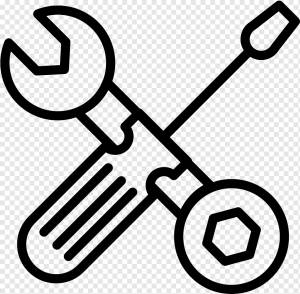 Гаечный ключ отвертка инструмент значки компьютеров, гаечный ключ, угол, текст, техника png