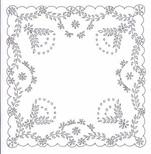 Платочек раскраска для детей