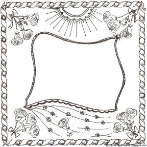 Раскраска платочек