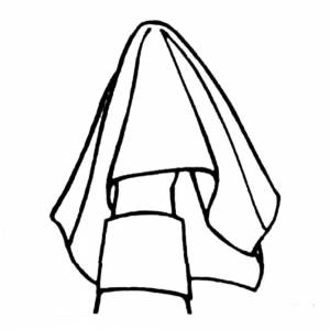 Раскраска Платок