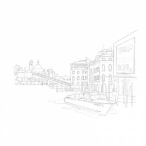 Западная Европа Пейзаж Акварель Раскраски