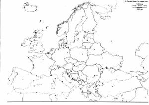 Европа раскраска