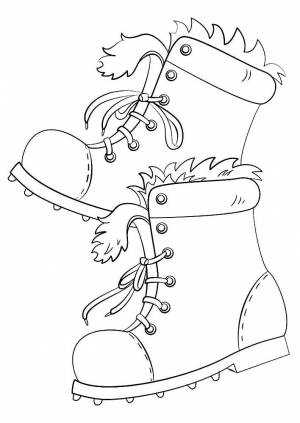 Раскраски Зимняя одежда