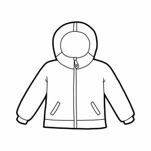 Осенняя куртка с капюшоном