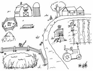 Раскраска Ферма