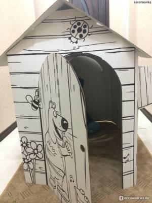 CartonHouse картонный домик-раскраскаВеселая ферма