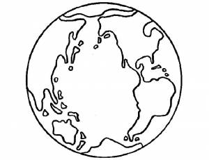 Раскраски земля, Раскраска планета земля космос