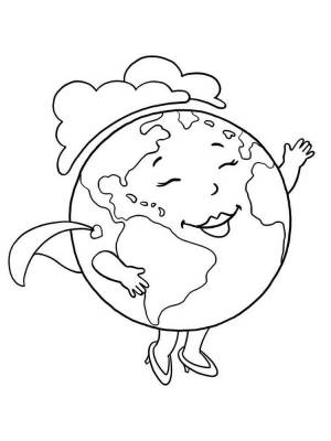 Раскраски планета земля