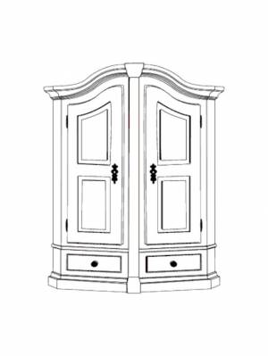 Раскраски Шкаф