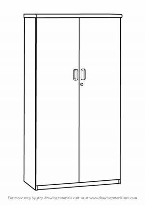 Раскраски Шкаф для детей