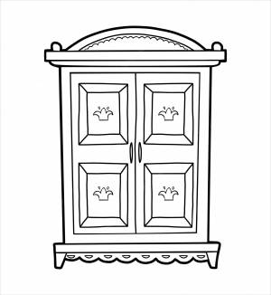 Шкаф раскраска