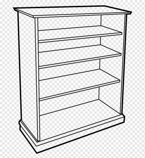 Открытый шкаф рисунок
