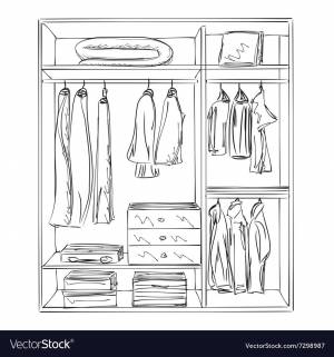 Шкаф раскраска